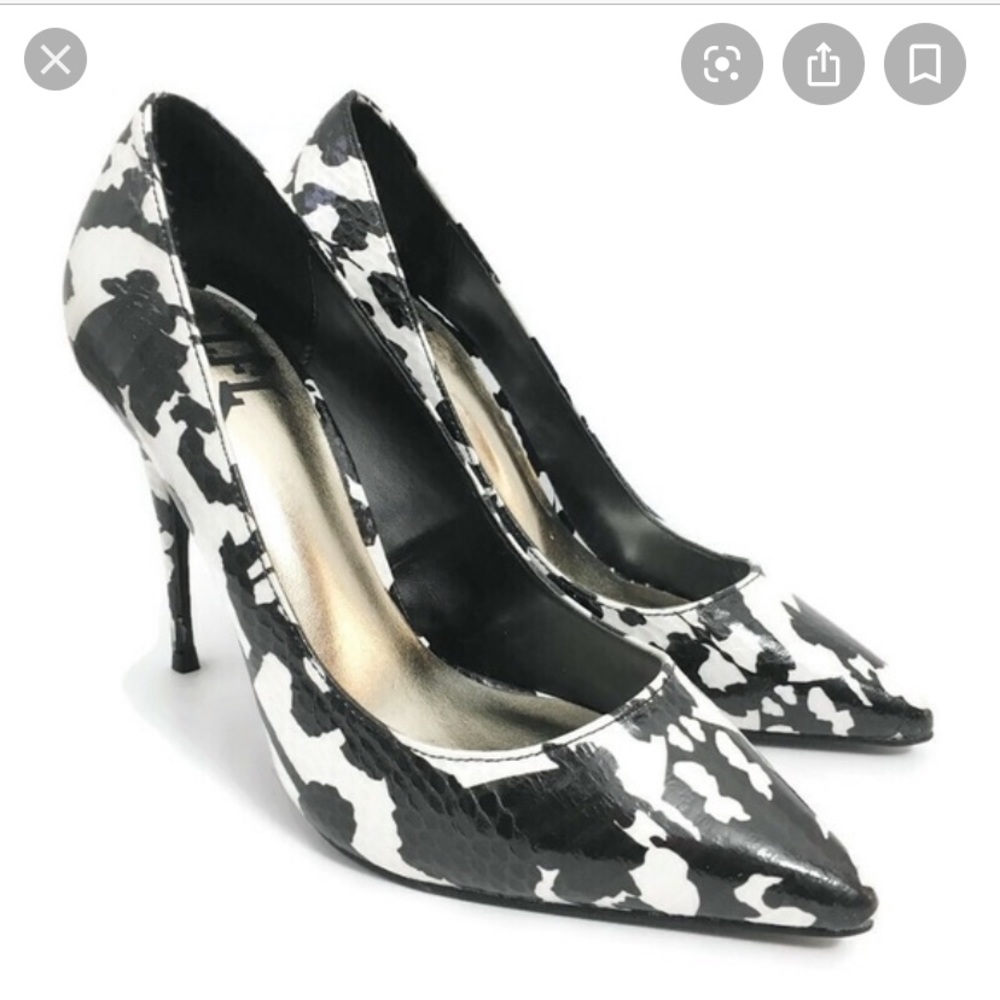 Black and White Heels